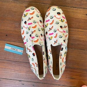 NWT Toms sushi shoes- 10